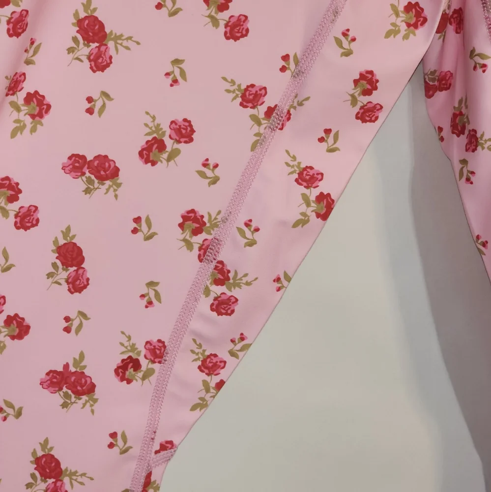 NWT Ampersand Pastel Pink Floral Leggings Balletcore Y2K Athleisure Size XL & 3X - Picture 9 of 16